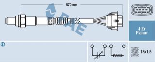 OKSİJEN SENSÖRÜ Z12XEP-Z14XEP CORSA C ASTRA G-H MERIVA 04-06 resmi