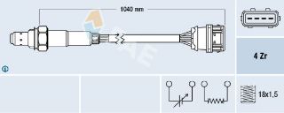 OKSIJEN SENSÖRÜ  VOLVO S40 I (644)98>07 V40 99>04  1.6 1.8 2.0 resmi