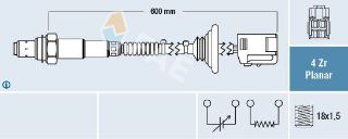 OKSIJEN SENSÖRÜ  COROLLA 1,6 1,8 VVT I 2002 2006 AVENSİS 1,6 VVT I 2003 2008 (T25) / (ZZ123) / (3ZZFE) resmi