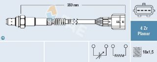 OKSIJEN SONDASI RENAULT CLIO II III MEGANE I II III 1,4 16VALF 1,6 16VALF CLIO IV resmi