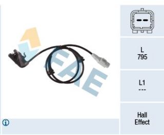 TEKERLEK HIZ SENSÖRÜ  307-C4  1.4-1.6.2.0 16V-1.4-1.6-2.0HDI 02>11 resmi
