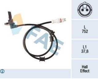ABS SENSOR KABLO ARKA SOL KANGOO resmi