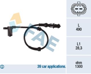ABS SENSÖRÜ  CORSA C MERİVA A TIGRA B resmi