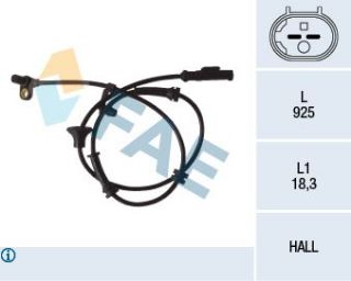 ABS HIZ SENSÖRÜ ARKA SAG-SOL- C1-107-108-AYGO 05 > resmi