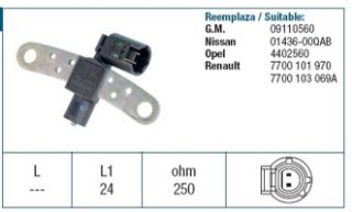 KRANK MİLİ EKSANTRİK SENSÖRÜ  DUSTER-LOGAN-ARENA-KUBISTAR-CLİO-KANGOO-LAGUNA-LOGAN-MEGANE-SCENIC-THALIA 1.2-1.4-1.6-1.8-2.0 resmi