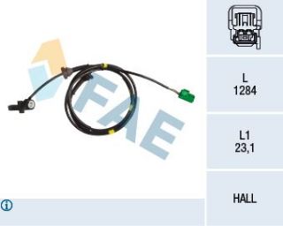 ARKA ABS SENSORU VOLVO - S60 - 2.4 00-10, VOLVO - S60 - 2.4 D 01-10, VOLVO - V70 II (SW) - 2.4 00-07, VOLVO - XC70 CROSS COUNTRY - 2.4 AWD 00-03, VOLVO - S80 I (TS, XY) - 2.0 T 98-06, VOLVO - S80 I (TS, XY) - 2.4 D 01-06 resmi