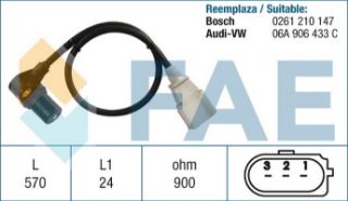 KRANK MİLİ SENSÖRÜ  A3-A4-A6-OCTAVIA-SUPER B-BORA-GOLF IV-PASSAT 1.6-1.8-2.4 96--> AEH-AKL resmi