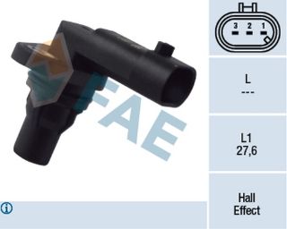 EKSANTRİK DEVİR SENSÖRÜ  INSIGNIA A ASTRA J ZAFİRA C ASTRA H VECTRA C A20DTC A20DTE Y20DTH Z19DTH ALFA ROMEO 147 156 159 166 BRERA GT FIAT CROMA STILO LANCİA THESIS resmi