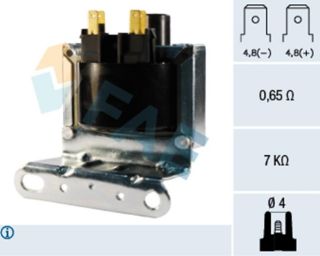 ATEŞLEME BOBİNİ VECTRA A ASTRA F CORSA B 18SV C14NZ C14SE 12NZ C12NZ resmi