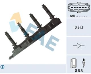 ATEŞLEME BOBİNİ Z22YH VECTRA C resmi