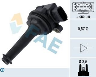 ATESLEME BOBINI 9125601 VOLVO  S60 S70 C70 V70 S80 97> XC70 97>07 2.4-2.5 XC90 2.5 T6  02>14- resmi