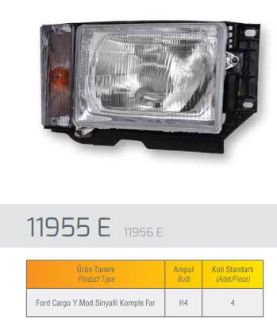 FAR KOMPLE SİNYALLI SOL FORD CARGO- IVECO ( 1996-2003) resmi