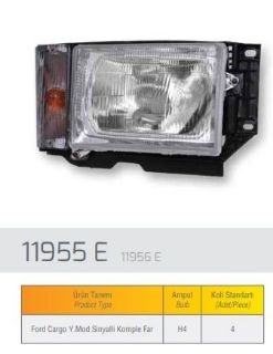 FAR KOMPLE SİNYALLI SAĞ FORD CARGO- IVECO ( 1996-2003) resmi