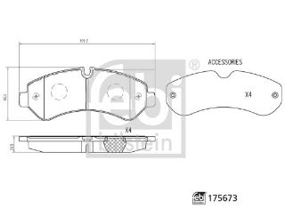 FREN BALATASI ARKA-(MERCEDES : SPRINTER (907) 2018>> MERCEDES : SPRINTER (910) 2018>>  resmi