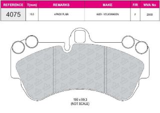 ON FREN BALATASI-  (VW TOUAREG 03-10  AUDI Q7 06-15  PORSCHE CAYENNE 03-10) resmi