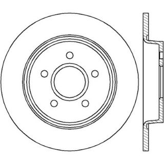 FREN DİSKI ARKA (5D 280MM) C-MAX  FOCUS II S40 V50 04- resmi