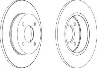 FREN DİSKI ARKA (4D 278MM) PRIMERA 1.6I 96-02 ++ resmi