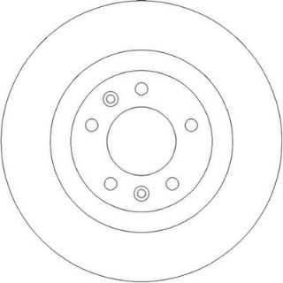 FREN DİSKI ARKA (5D 290MM) C5 III  08-   407  607  05-   RCZ resmi