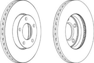 FREN DİSKI ÖN (5D 278MM) MAZDA 5  05-10   MAZDA 3  04-09 resmi