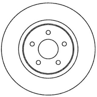 FREN DİSKI ARKA (5D 278MM) CONNECT  02-   ABS LI resmi