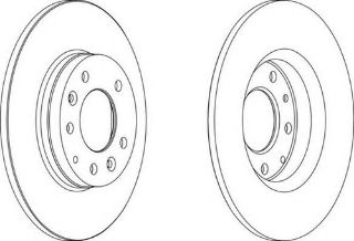 FREN DİSKİ ARKA 2.0:2.3 MAZDA 6 (GG, GH) 02-12 resmi
