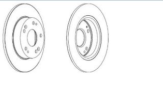 FREN DİSKİ ARKA 1.6 CIVIC (FD, FB) 06-16 resmi