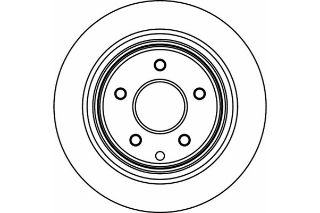 FREN DİSKI ARKA (5D 292MM) QASHQAI 10-    X-TRAİL 01- resmi