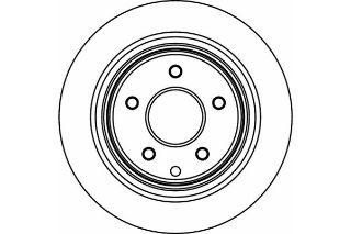 FREN DİSKI ARKA (5D 292MM) QASHQAI 10-    X-TRAİL 01- resmi