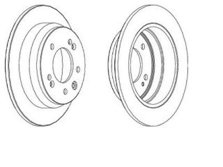 FREN DİSKİ ARKA BENZIN-DIZEL I30/IX35/CEED/SPORTAGE 08- resmi