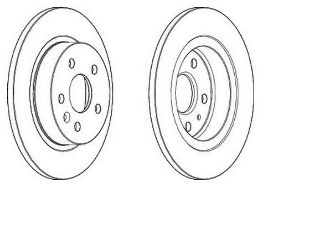 FREN DİSKİ ARKA A13DTE-A16XER-A14NET ASTRA J 10- resmi