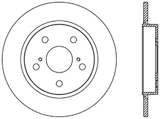 FREN DİSKİ ARKA COROLLA 07> AURIS 07> DİZEL DÜZ 270MM resmi