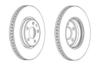 ÖN  FREN DİSK A4 07>15 A5 07>15 A6 11> A7 10> Q5 08> HAVALI 320MM resmi