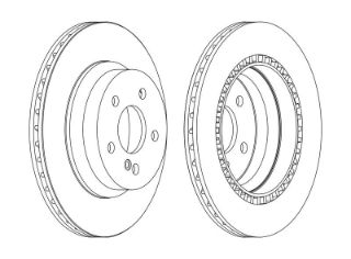 FREN DİSKİ ARKA BM W204-W211-219-W212 02- resmi