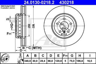 ÖN  FREN DİSKI BMW F06 F10 F11 F12 F13 F18 525 530 resmi