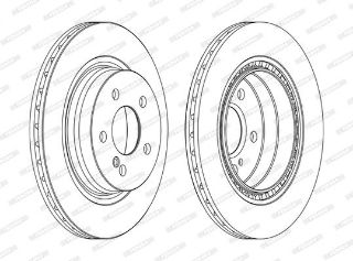 FREN DİSKI ARKA W204 07>14 S204 07>14 C207 09>16 A207 11>16 resmi