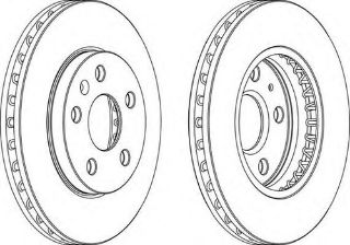 ÖN  FREN DİSKI HAVALI OPEL INSIGNIA 16 INCH JANT ICIN resmi