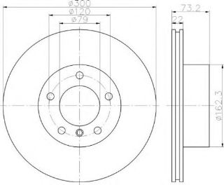 ÖN  FREN DİSKI BMW F20 F21 F30 F31 F34 resmi