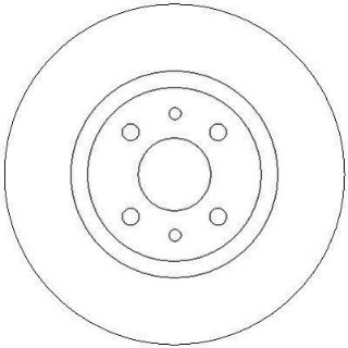 ÖN  FREN AYNASI DİSKI BRAVO I-II CROMA DOBLO İDEA LİNEA MAREA STILO ALFA 155 1.2 1.3 1.4 1.6 1.8 1.9 2.0 284MM resmi