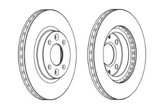 ÖN  FREN AYNASI DİSKI CLİO IV SYMBOL II LOGAN II MCV II SANDERO II 0.9 1.2 1.5DCI 1.6 12- 4 BİJON 258MM resmi