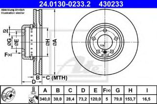 ÖN  FREN DİSKI BMW F20 F21 F22 F23 resmi