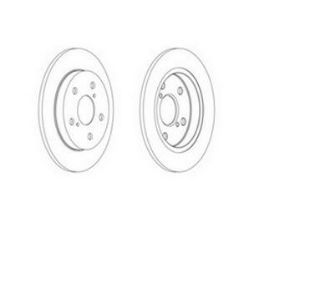 FREN DİSKI ARKA (5D 259MM) AURIS 09- COROLLA 13- resmi