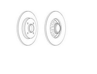ARKA FREN DİSKI PORYALI RULMANSIZ SENSOR HALKASI ILE PARTNER TEPE BERLİNGO III 308 5008 3008 08- C4 PICASSO C4 II DS4 DS5 1.4VTI1.6THP resmi