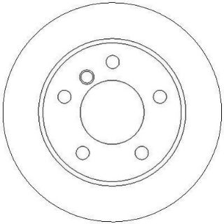 FREN DİSKİ ARKA BMW 3 E36 E46 90> DÜZ 280MM resmi