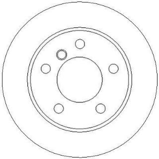 FREN DİSKİ ARKA BMW 3 E36 E46 90> DÜZ 280MM resmi