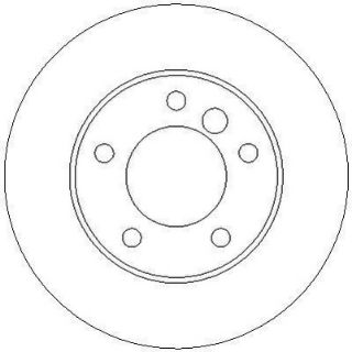 ÖN  FREN DİSKI HAVALANDRIMALI BMW E36 318 320 323 325 328 Z3 2.8I 90- resmi
