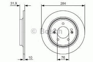 FREN DISKI ARKA 284 MM (KIA : OPTIMA 2.0 2.4 12- /SOUL II 14-) resmi