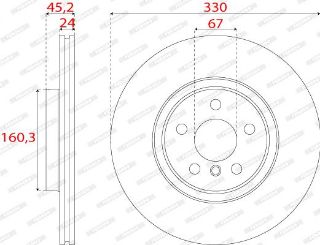 FREN DİSKI  ÖN BMW / MİNİ  2-SERIES ; X1 ; X2 ; COUNTRİ resmi
