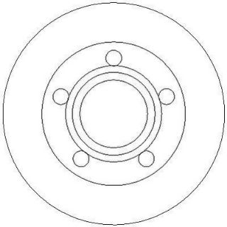 FREN DİSKİ ARKA BM PASSAT-A4-A6 97-04 resmi