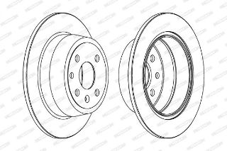 FREN DİSKİ ARKA 2.0 VECTRA A/ASTRA F 94-01 resmi