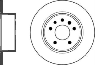 FREN DİSKİ ARKA BM VECTRA B 96-01 resmi